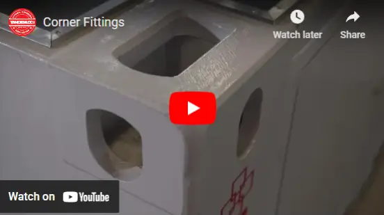 Screenshot of Corner Fittings YouTube video